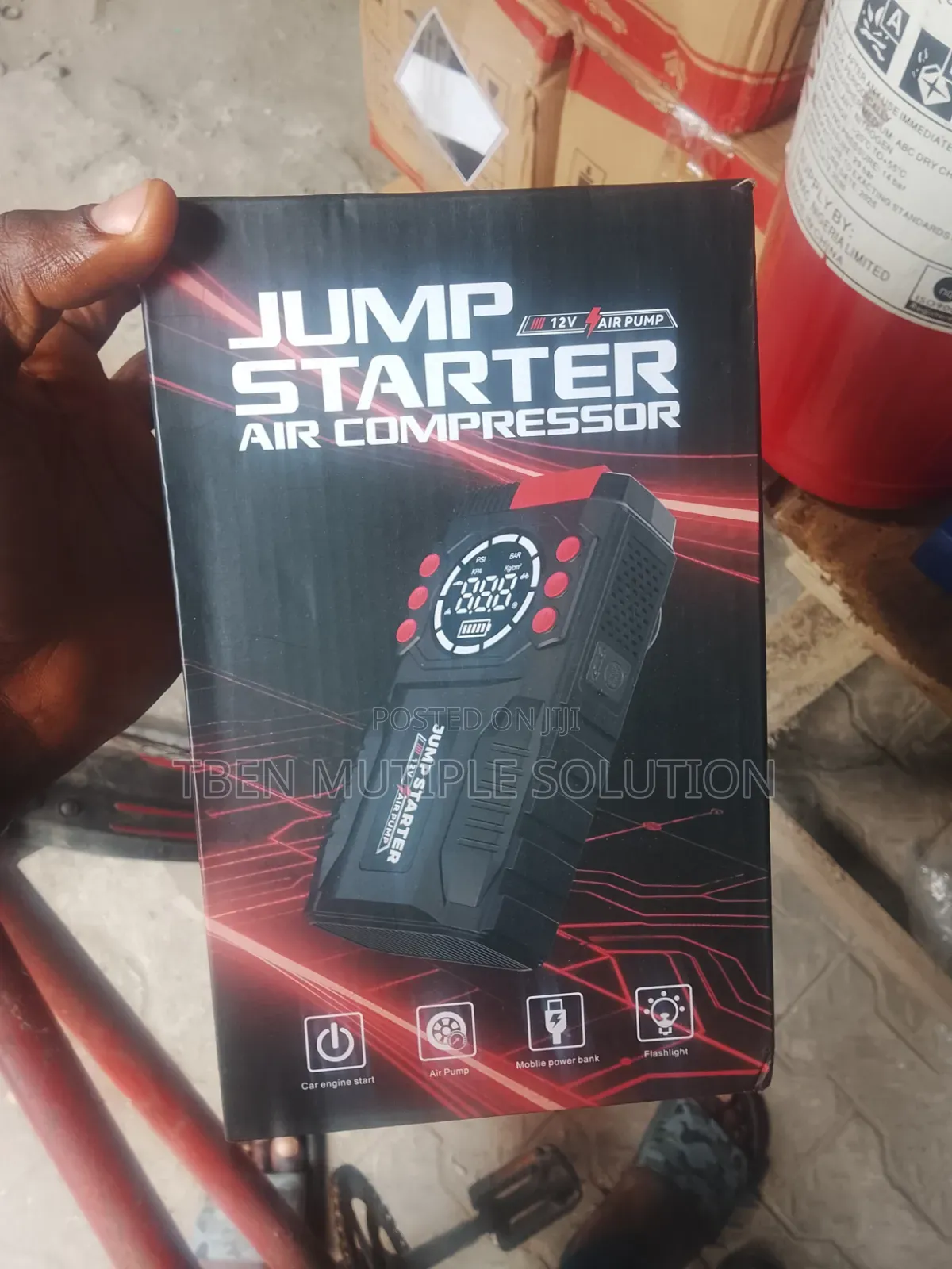 Multi-Function Portable Car Jump Starter