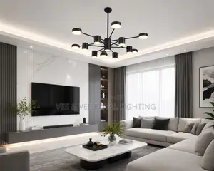 Nordic 12 Hands Led Chandelier- For Living Room, Grand Parlors, Hotels