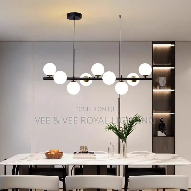 Modern LED Globe Chandelier | Luxury Dining Room Living Room Light
