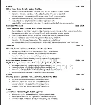 Job With Good Pay and Accommodation