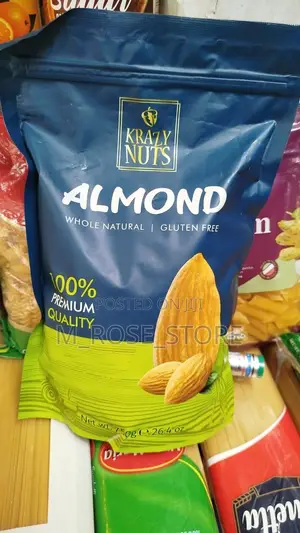 Krazy Nuts Almond – Whole Natural Almonds