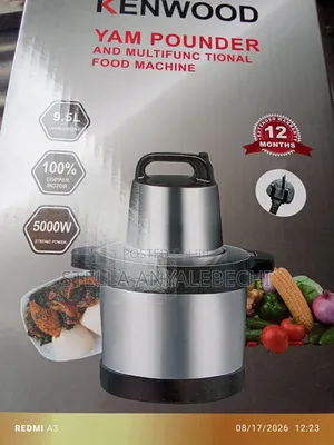 Kenwood Multi- Purpose Yam Pounder Machine 9.5L)