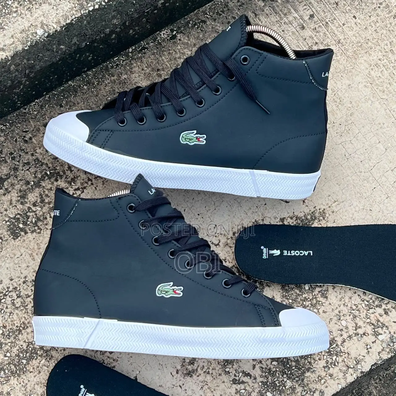Lacoste Gripshot Mid Black/White*