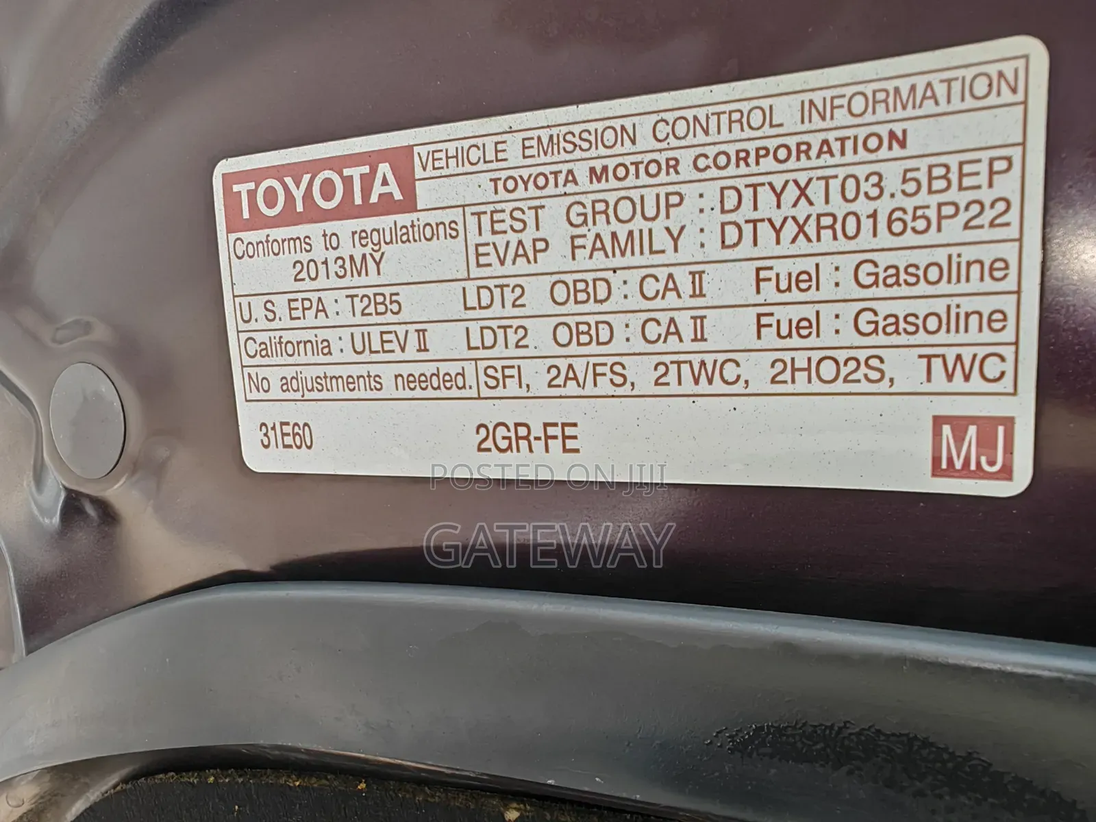 Toyota Highlander 2013 Maroon