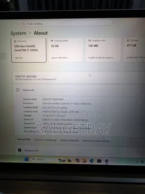 Laptop HP Elite Dragonfly G3 32GB Intel Core i7 SSD 512GB