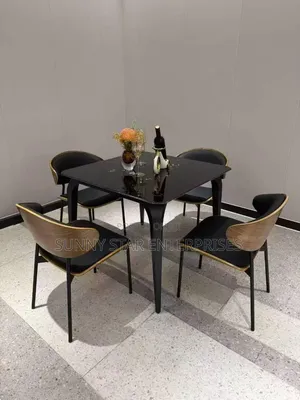 Premium Quality Set of Marble Dinning by 4 Seaters