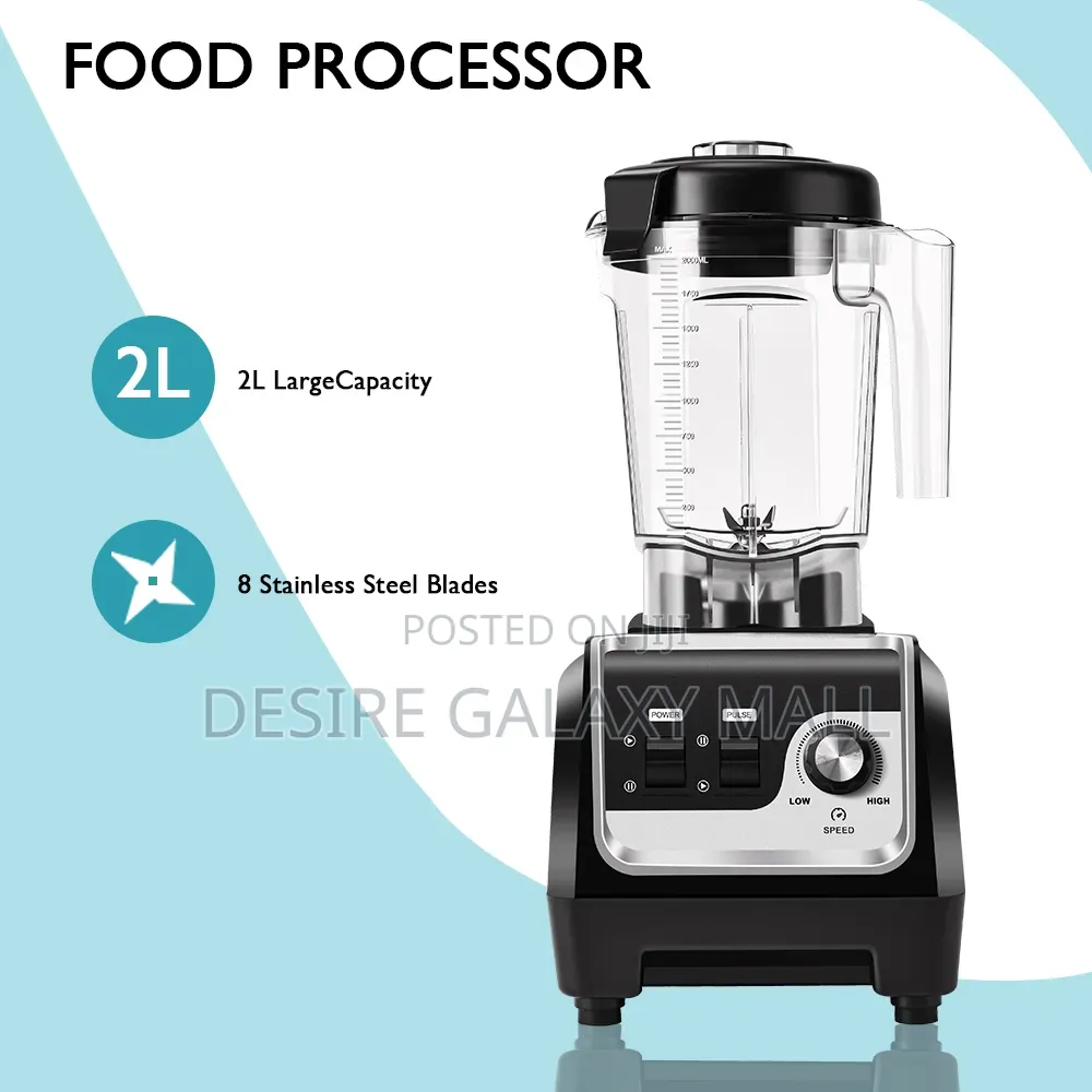 Gmat 2L Double Cup High Performance Commercial Blender-3000w