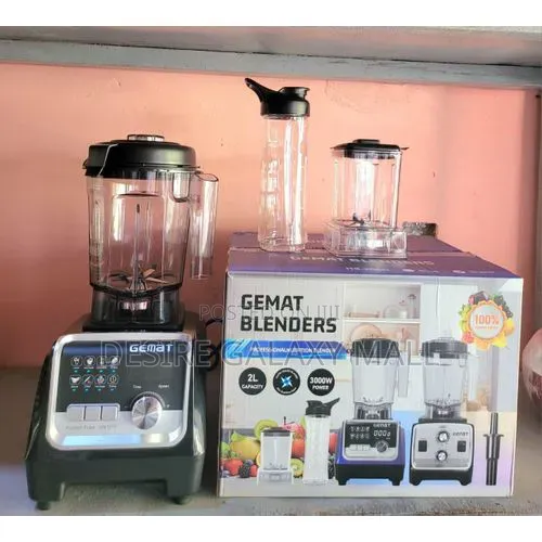 Gmat 2L Double Cup High Performance Commercial Blender-3000w
