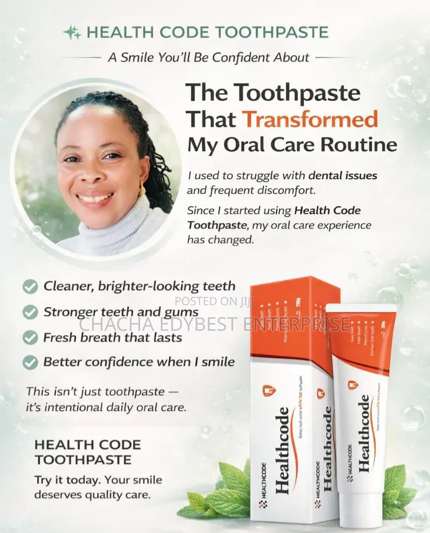 Health Code Multi - Action White Tea Toothpaste