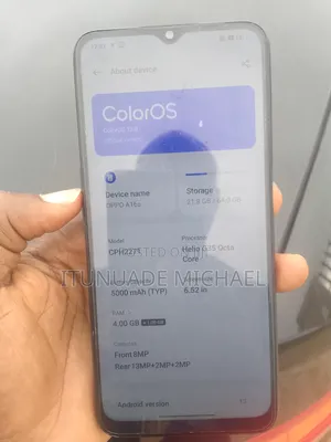 Oppo A16 64 GB Blue