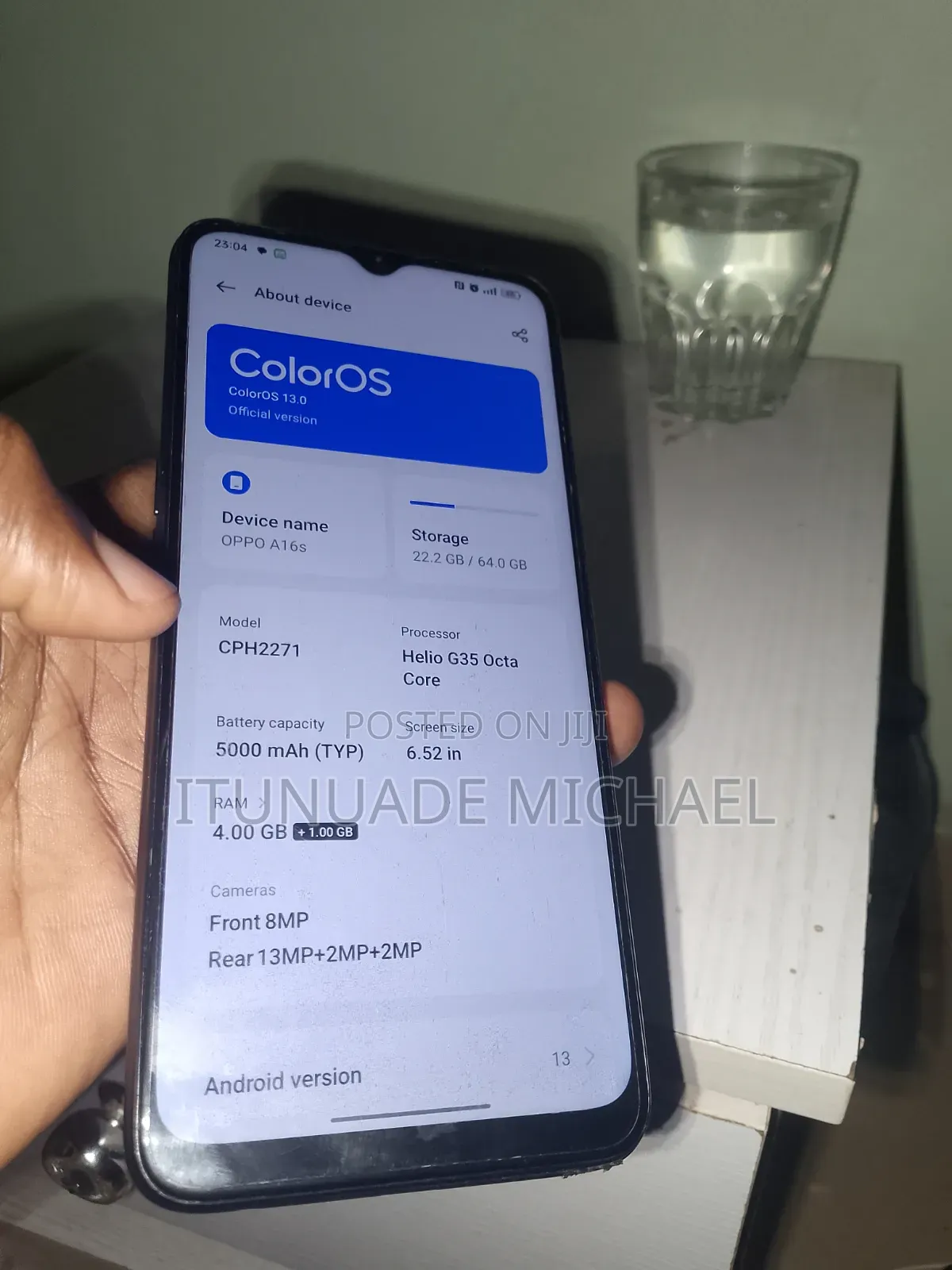 Oppo A16 64 GB Blue