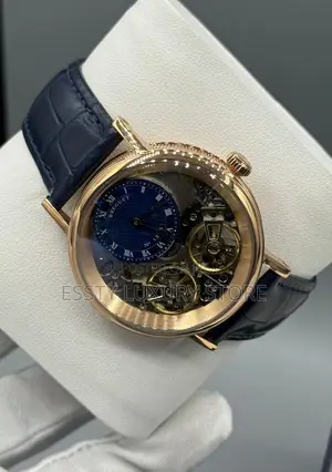 High Quality Automatic Breguet Genuine Leather Wristwatch