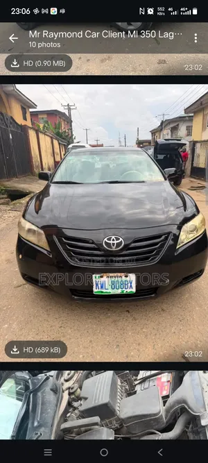 Toyota Camry 2008 Black