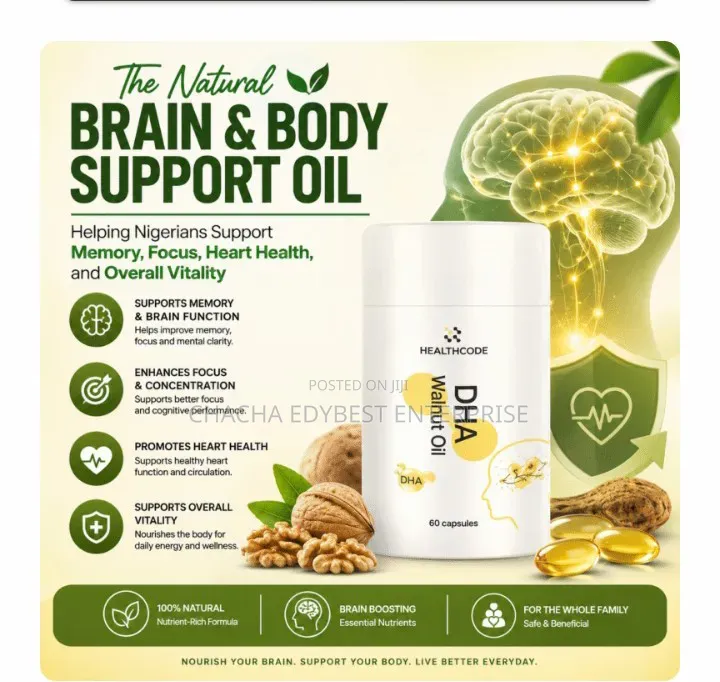 Healthcode Dha Walnut Oil Capsules
