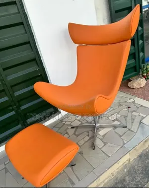 Single Leather Luxury Nordic Chair Living Room Home