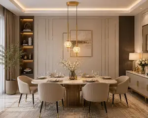 Crystal 2-Drop Gold Light - For Dining, Bedside, Kitchen, Staircase