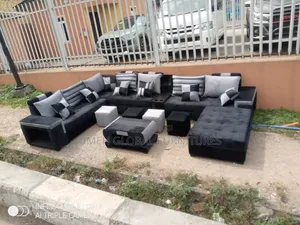 Quality U Shape With Center Table and Ottoman