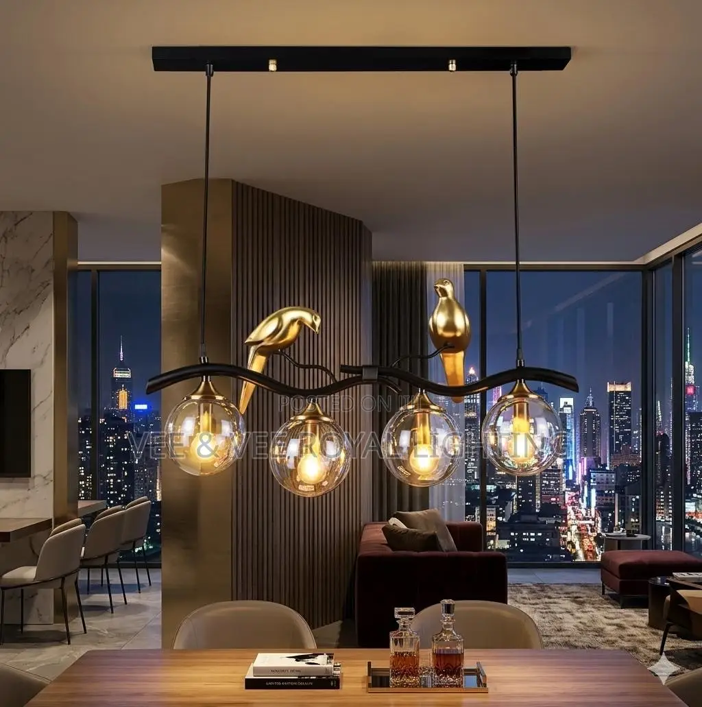 Luxury Bird Shape Ceiling Light– For Dining, Kitchen, Restaurant, Cafe