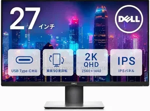 Dell 27-Inch QHD (2560 X 1440) IPS USB-C Monitor USB-C 65w,99%sRGB