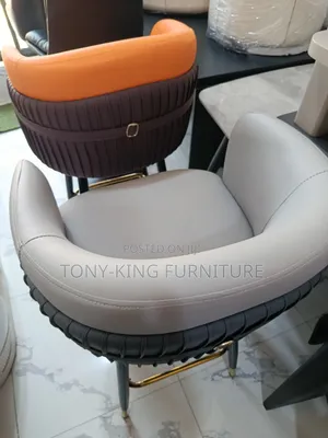 Modern Upholstered Counter-Height Bar Stools.