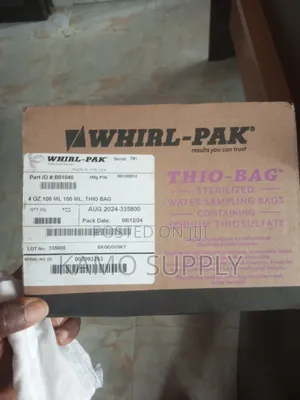 Nasco Whirl-Pak Thio Bag. Sterile Sampling Bag 100mlx100pcs