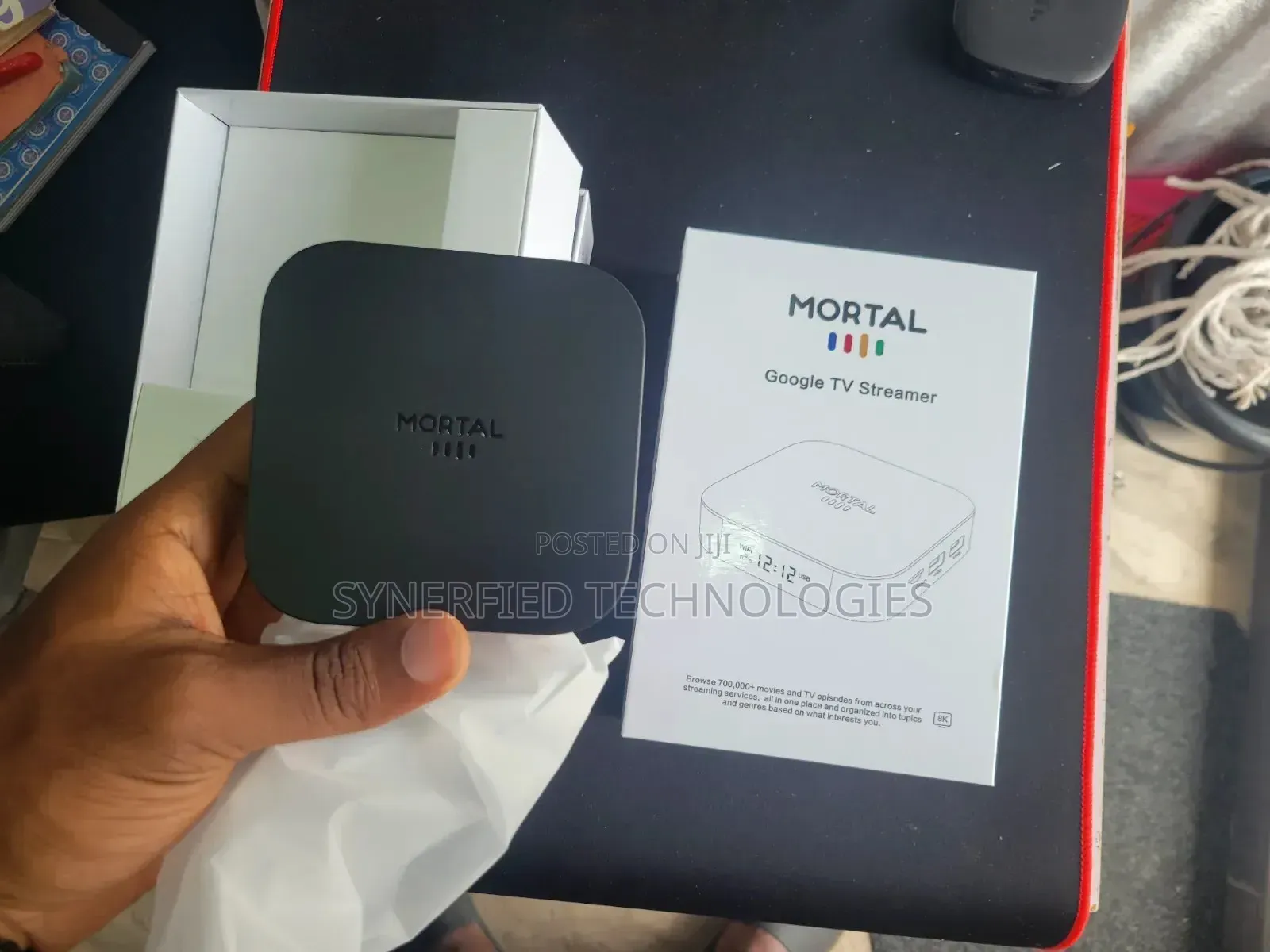 Mortal X5S TV Box Android 16 Smart Streaming Remote LED Display