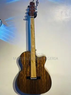 Smiger LG-09 40-Inch Engraved Sound Hole Electro-Acoustic Guitar