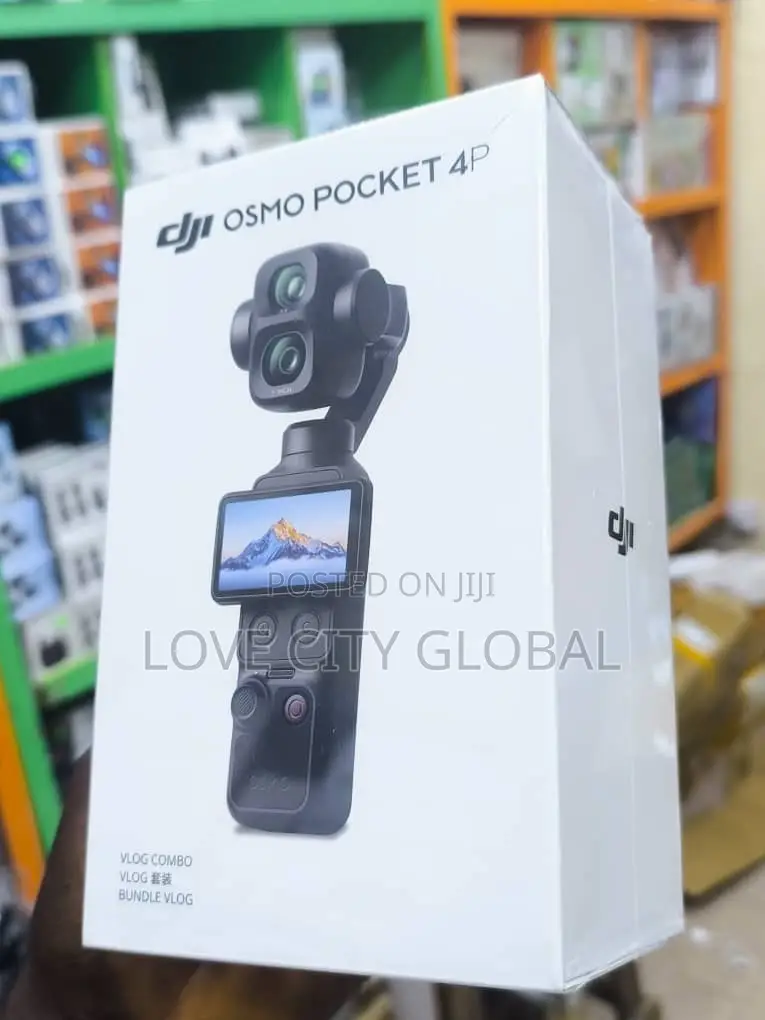 DJI Osmo Pocket 4P Vlog Combo Dual Camera Camera 3-Axis Mini Tripod