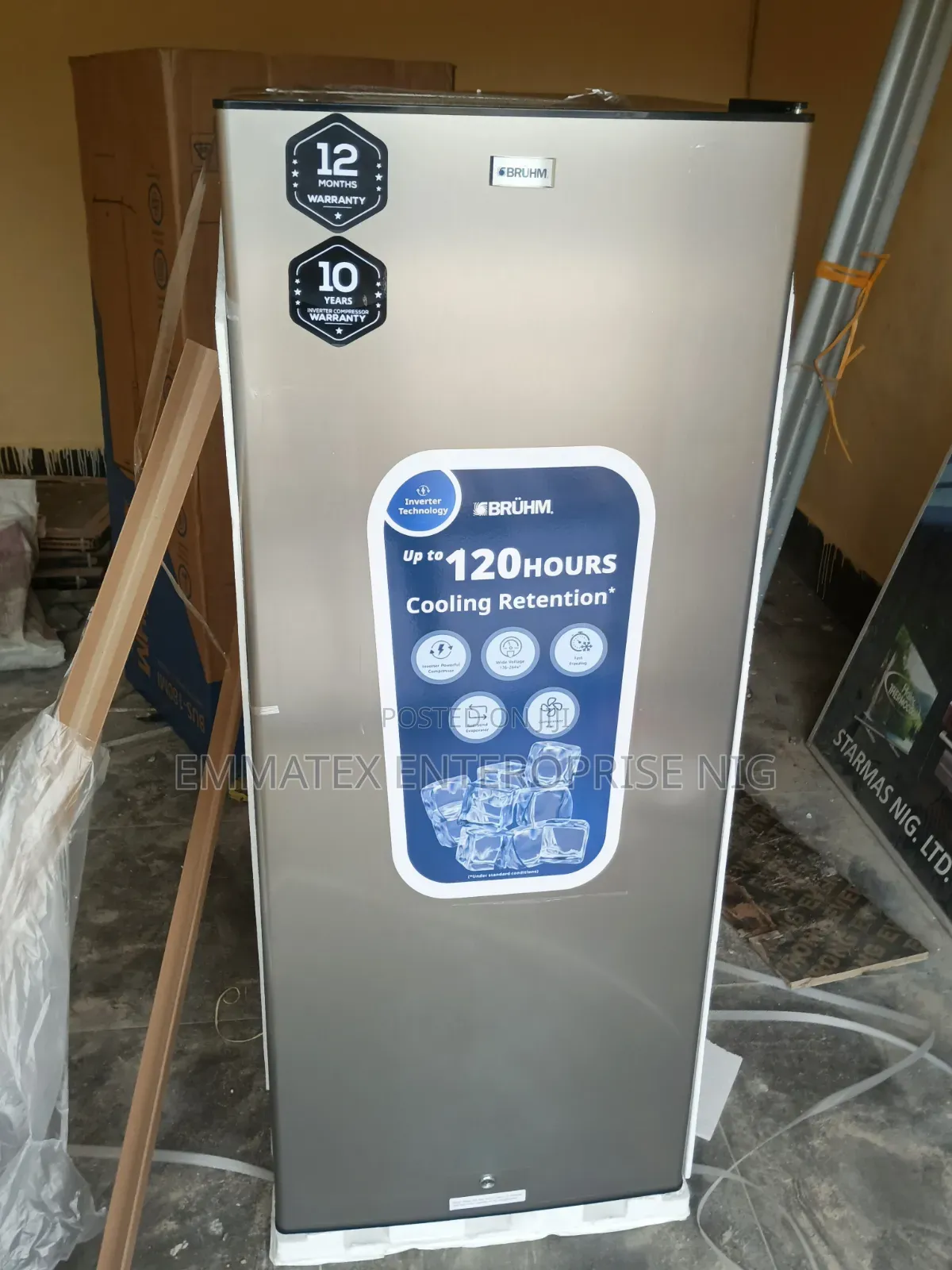 Bruhm Upright Standing Freezer