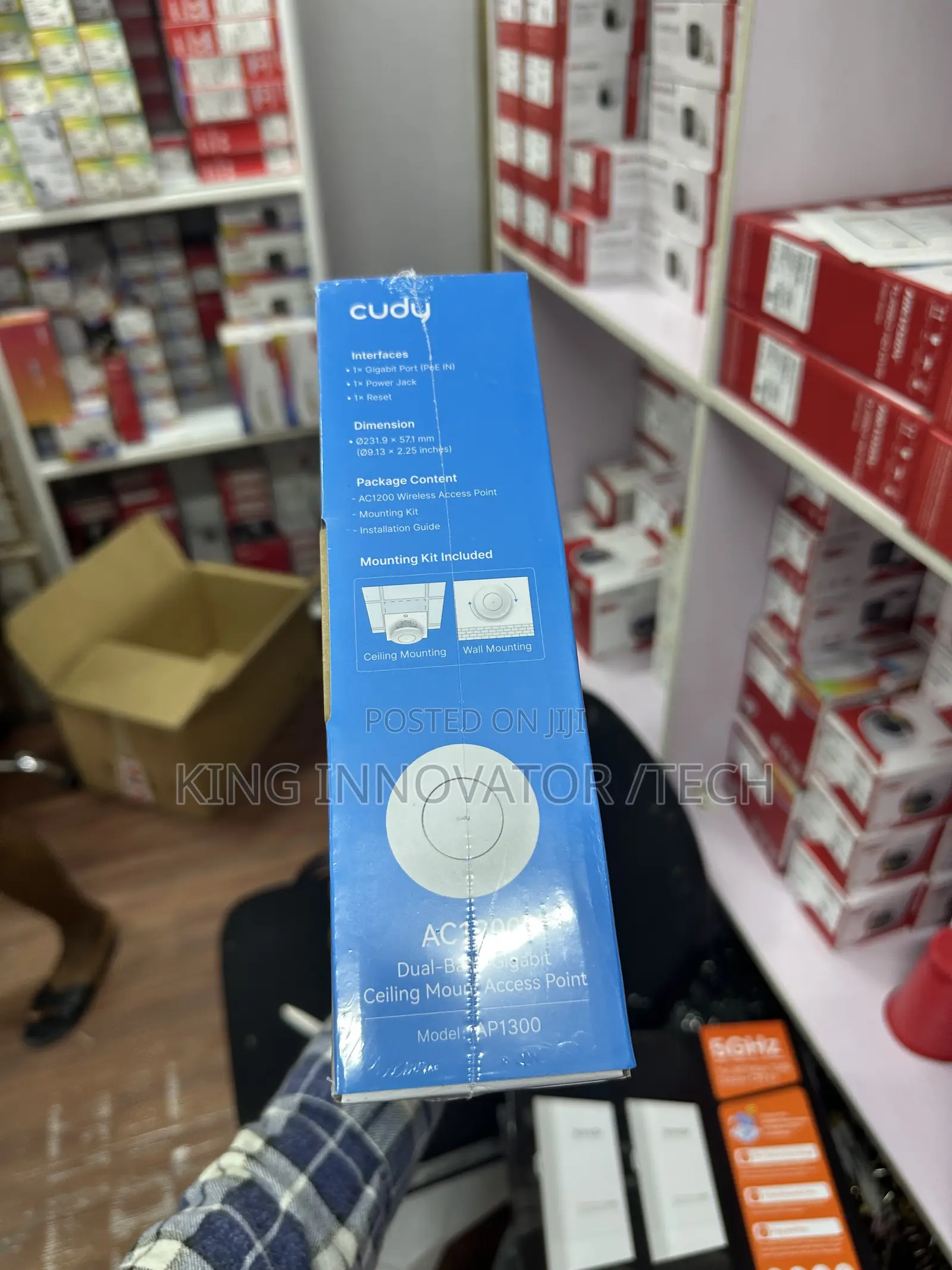 Cudy AC1200 Dual-Band Gigabit Ceiling Mount Access Point