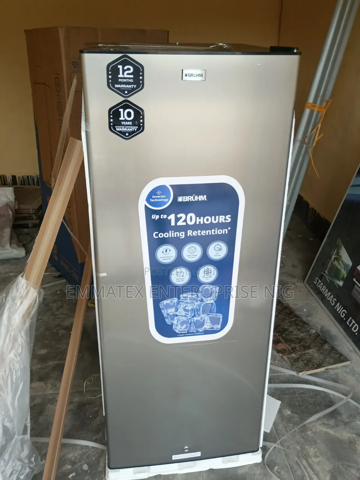Original Brumh Upright Standing Freezer