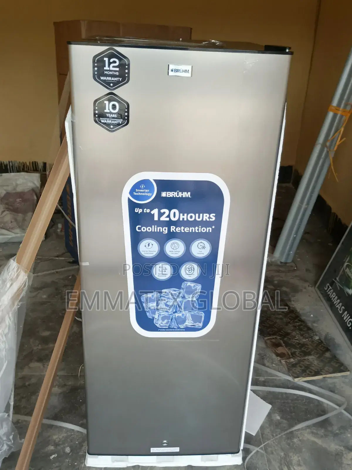 Fast Upright Freezer Bruhm Inverter