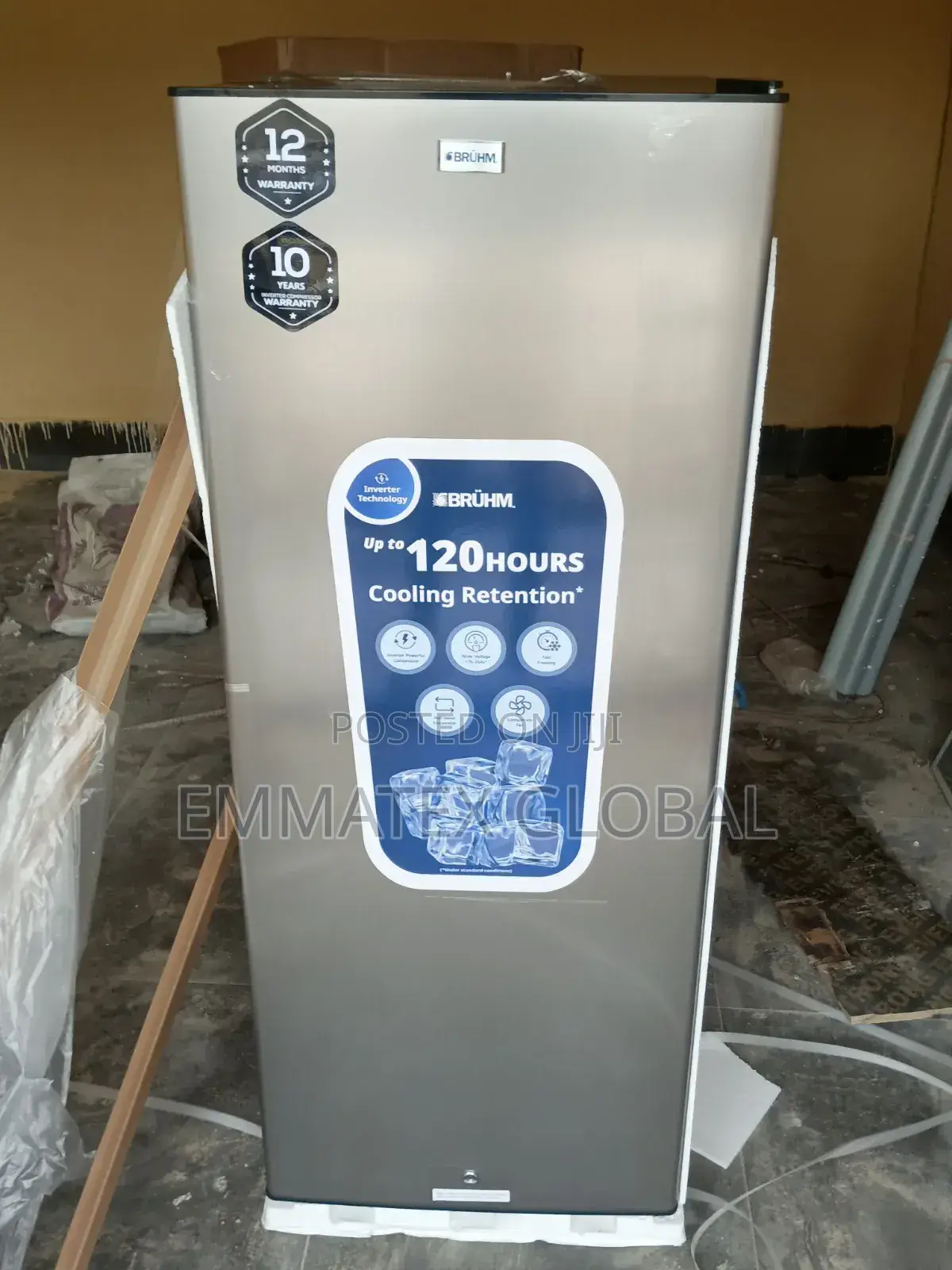 8 Step Bruhm Upright Standing Freezer