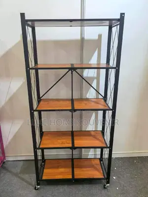5 Layer Rack With Wooden Top
