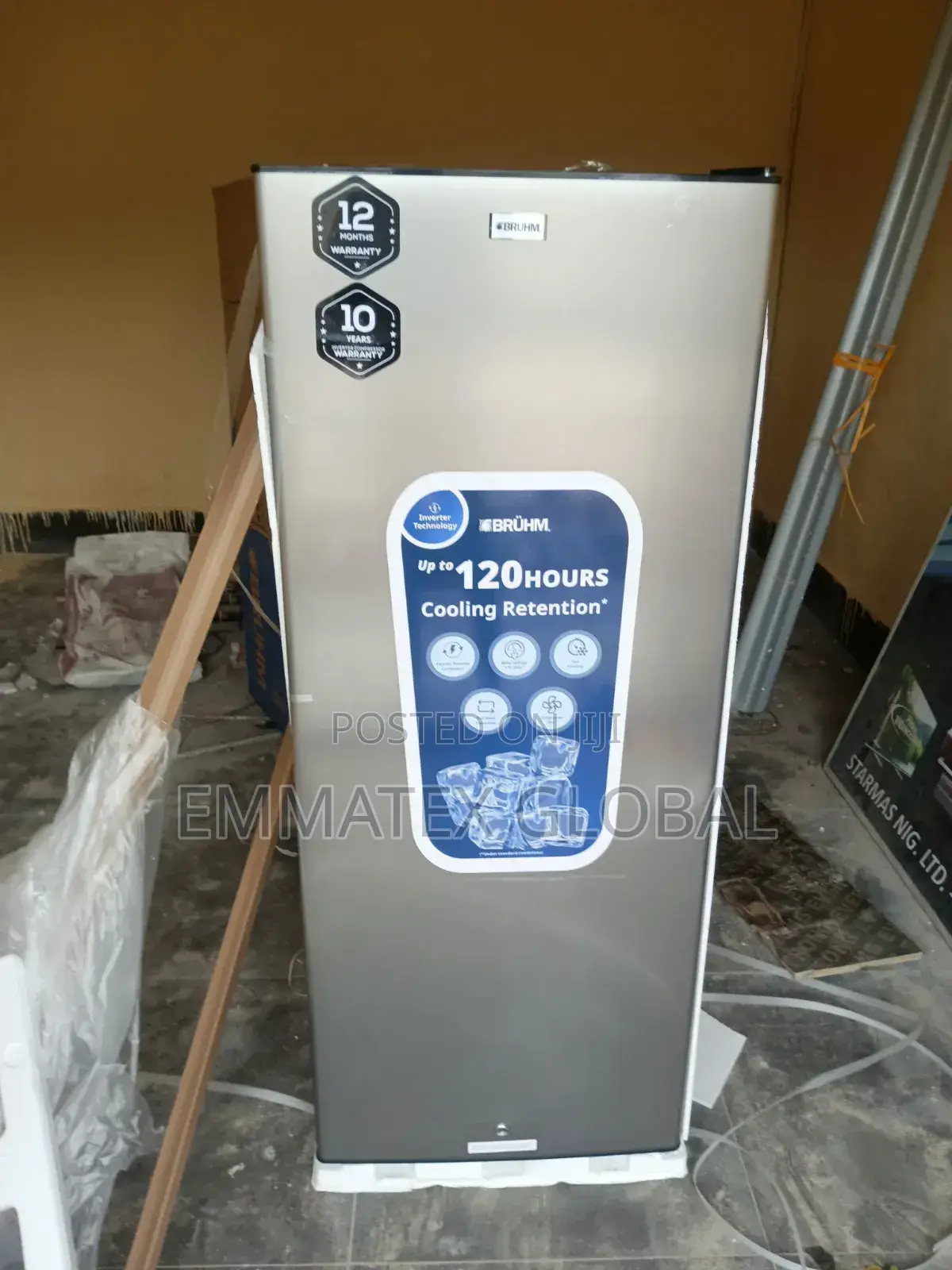 Inverter Standing Upright Freezer Bruhm 8 STEP