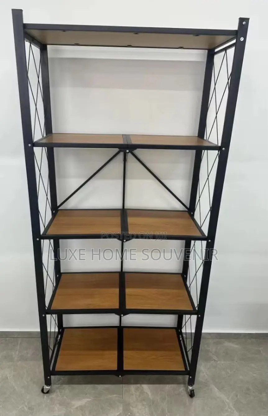 5 Layer Rack With Wooden Top