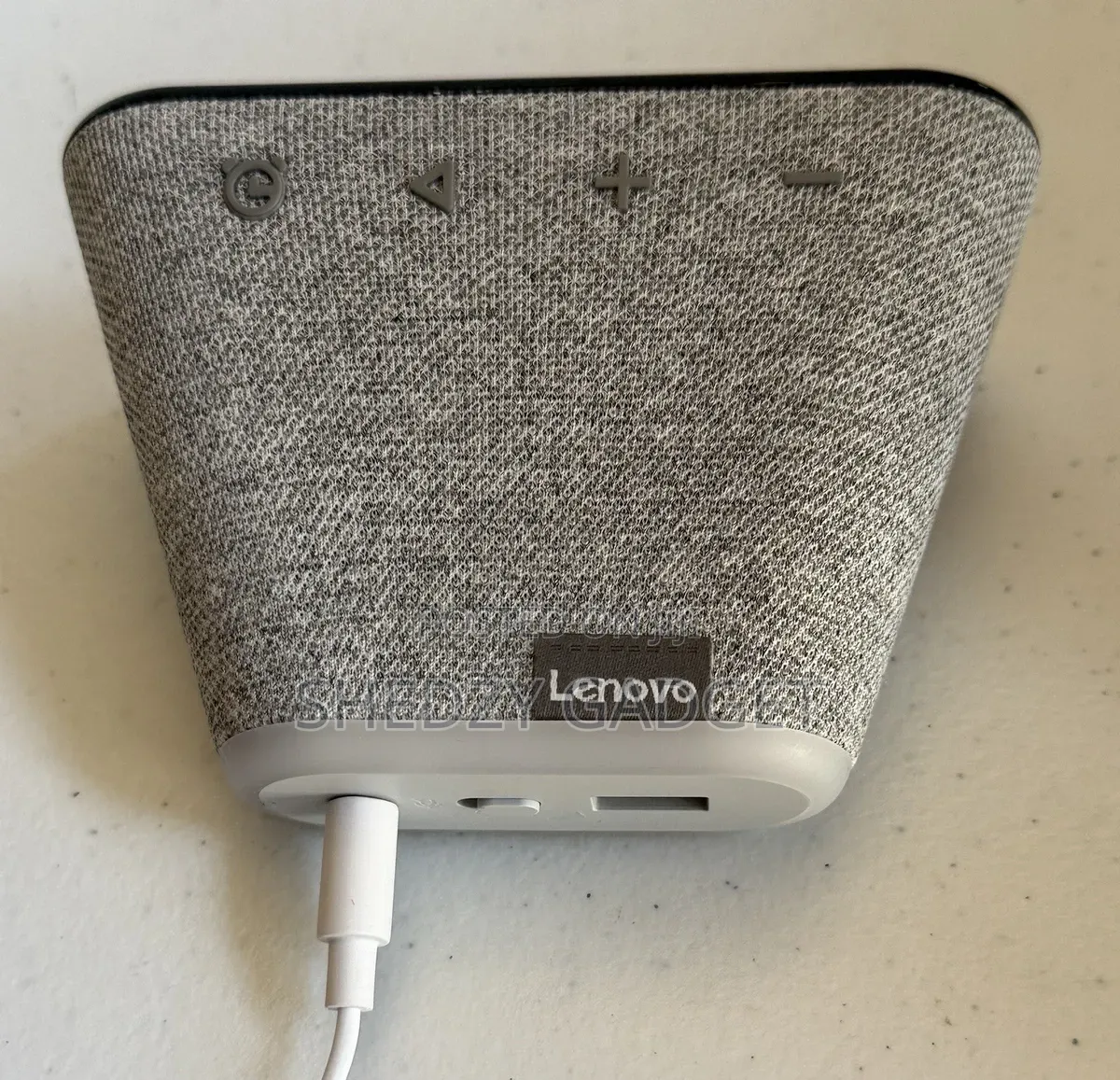 Lenovo CD-4N341Y Smart Clock Essential Hemp Gray Google Assistant