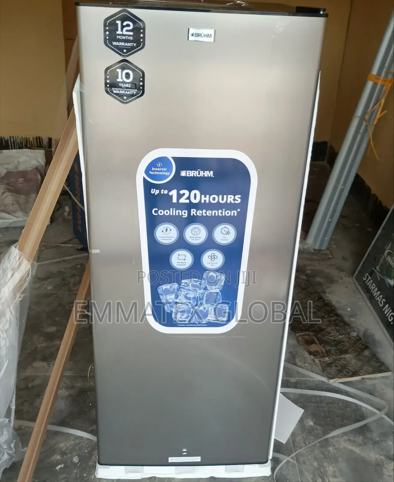 Upright Freezer Bruhm Energy Efficient, Fast Cooling