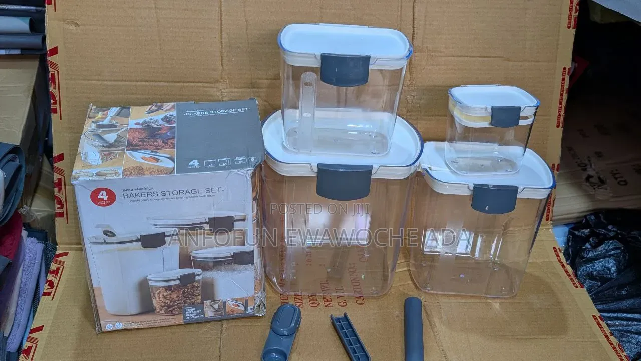 4-Piece Bakers Storage Set