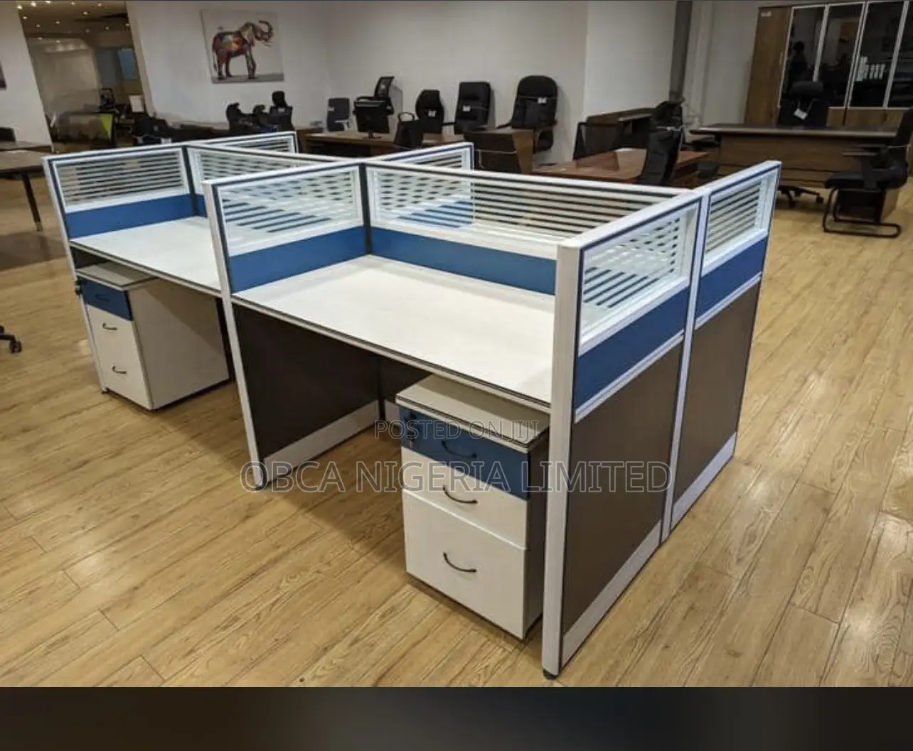 4 Seaters Office Workstation
