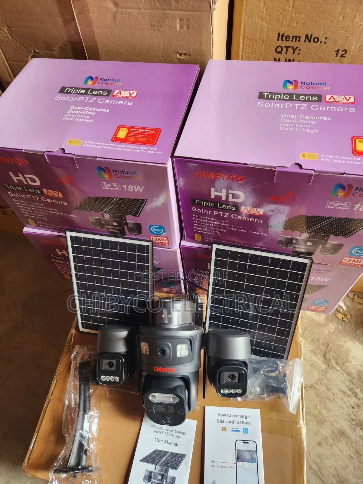 Triple Lens Ubox Camera With Double Panel