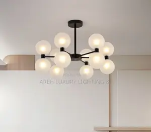 Modern Glass LED Chandelier Lighting Ceiling Chandeliers Light