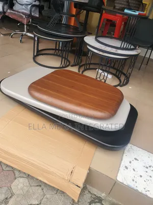 Luxury Center Table With 3 Sliding of Different Colors