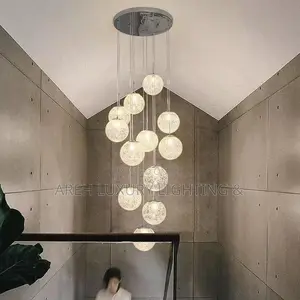 Modern Stair Chandelier Pendant Lights Indoor Lighting Ceiling Lamp