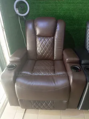Your Quality Electronic Power Reclining Theater Leather Sofa Wit Light