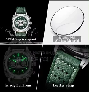 Poedagar Chronograph Watch