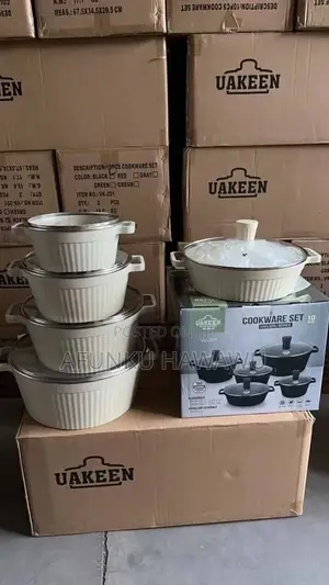 Uakeem Quality 10pcs Granite Pot