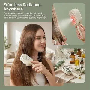 3in1 Electric Steam Air Cushion Comb for Women 2st7