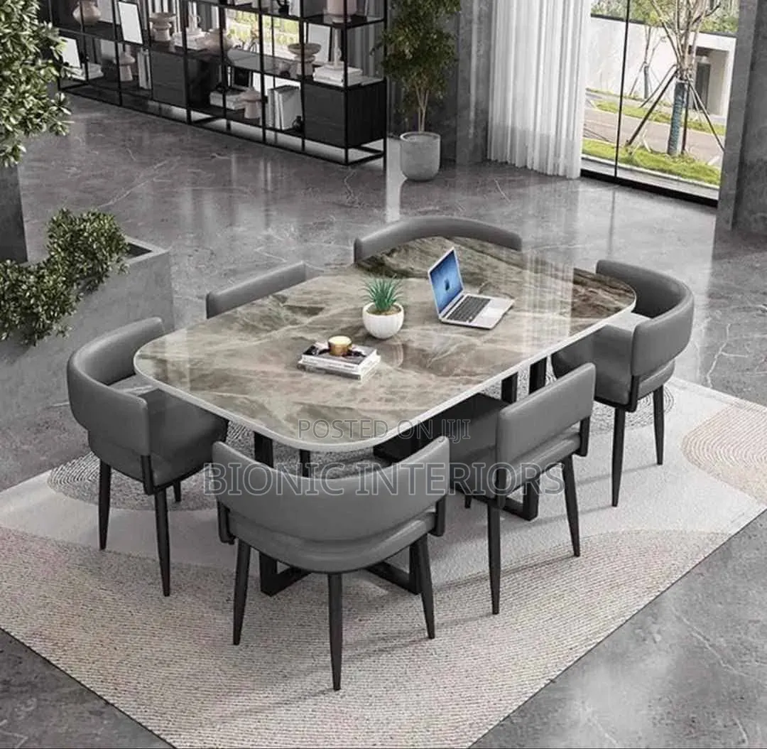 Space Saving Dining Table Set With 6 Seaters