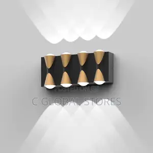 Gold Design Fence Light